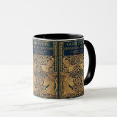 Art Nouveau Peacock Tasse (VorderseiteRechts)