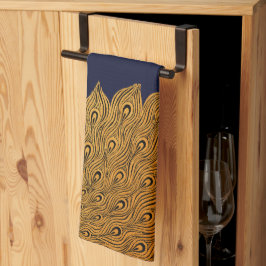 Art Nouveau Peacock Will Bradley Geschirrtuch