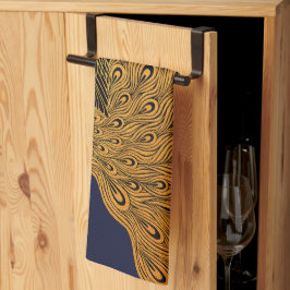 Art Nouveau Peacock Will Bradley Geschirrtuch