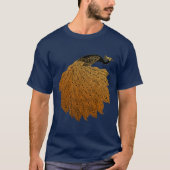 Art Nouveau Peacock Will Bradley T-Shirt (Vorderseite)