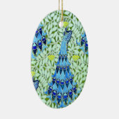 Art Nouveau Peacocks Keramikornament (Rechts)