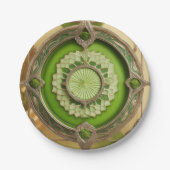 Art Nouveau Pendant Paper Plate Pappteller (Vorderseite)