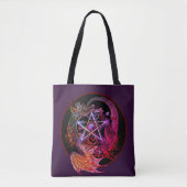 Art Nouveau Pentagramm Dragon Tasche (Vorderseite)