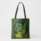 Art Nouveau Pentagramm Dragon Tasche (Vorderseite)