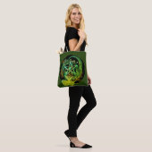 Art Nouveau Pentagramm Dragon Tasche (Am Model)