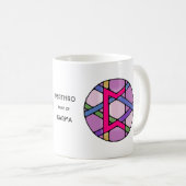 Art Nouveau Perthro Rune Tasse - KARMA! (VorderseiteRechts)