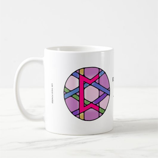 Art Nouveau Perthro Rune Tasse - KARMA! (Links)