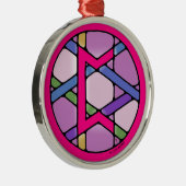 Art Nouveau Perthro Rune von Karma Ornament Aus Metall (Rechts)