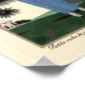 Art Nouveau Petite robe de Jardin Poster (Ecke)