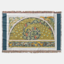 Art Nouveau Pfauenvieh grapevines verneuil