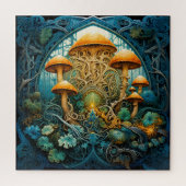 Art Nouveau Pilz Fantasy Puzzle (Vertikal)