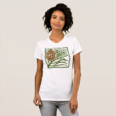 Art Nouveau Pine Cone T-Shirt (Vorne ganz)