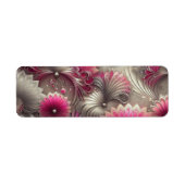 Art Nouveau Pink und Silver Fans (Vorne)