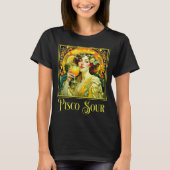 Art Nouveau Pisco Sour T-Shirt (Vorderseite)