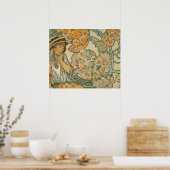 Art Nouveau Plakat (Küche)