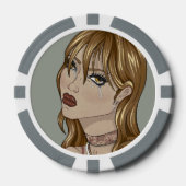 Art Nouveau Pokerchips (Vorderseite)