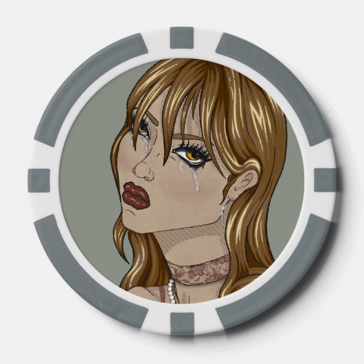 Art Nouveau Pokerchips (Vorderseite)