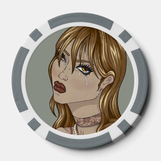 Art Nouveau Pokerchips (Rückseite)