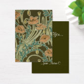 Art Nouveau Poppies (Schreibtisch)