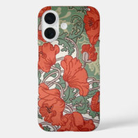 Art Nouveau Poppies