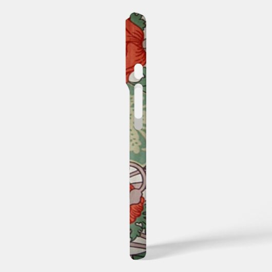 Art Nouveau Poppies Case-Mate iPhone Hülle (Rückseite / Links)