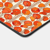 Art Nouveau Poppies Desk Mat Schreibtischunterlage (Ecke)