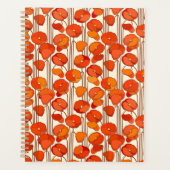 Art Nouveau Poppies Planner Planer (Vorderseite)