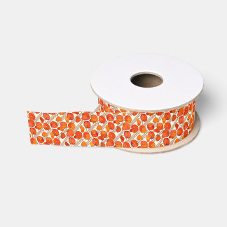 Art Nouveau Poppies Ribbon Ripsband