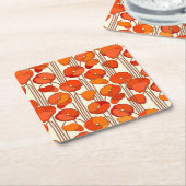 Art Nouveau Poppies Untersetzer (angewinkelt)