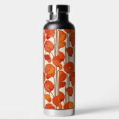 Art Nouveau Poppies Water Flasche (Rechts)