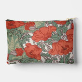 Art Nouveau Poppies Zubehörtasche (Rückseite)