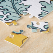 Art nouveau poppy flower pattern   LARGE Puzzle (Seite)