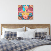 Art Nouveau Portrait Canvas Print Leinwanddruck (Insitu (Schlafzimmer))