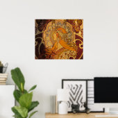Art Nouveau Poster (Heimbüro)