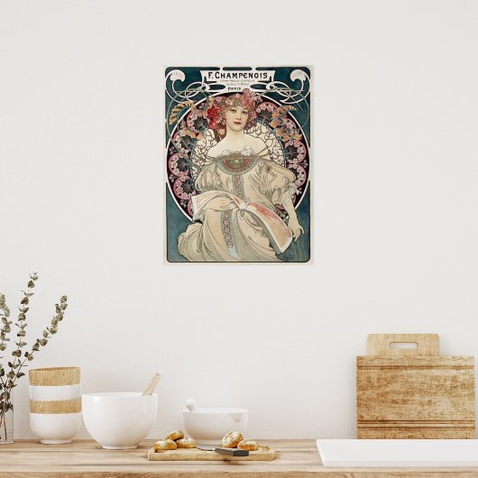 Art Nouveau Poster (Küche)