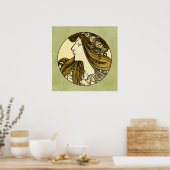 Art Nouveau Poster (Küche)