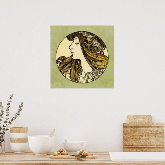 Art Nouveau Poster (Küche)