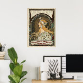 Art Nouveau Poster (Heimbüro)