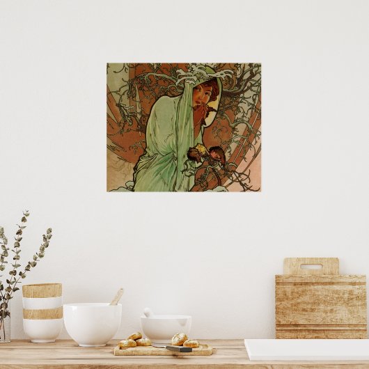 Art Nouveau Poster (Küche)