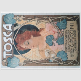 Art Nouveau Poster 29 Woman Decoupage Seidenpapier