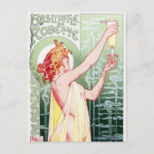 Art Nouveau Poster Postkarte (Vorderseite)