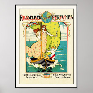 Art Nouveau Poster Print: Parfüm Ad by L.Rhead