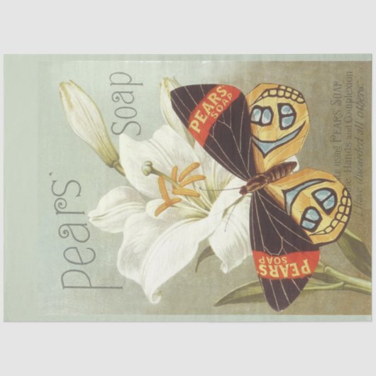 Art Nouveau Poster Soap Entpacken Tissue Paper Seidenpapier (Vorderseite)