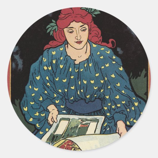 Art Nouveau Poster Stickers (Vorderseite)