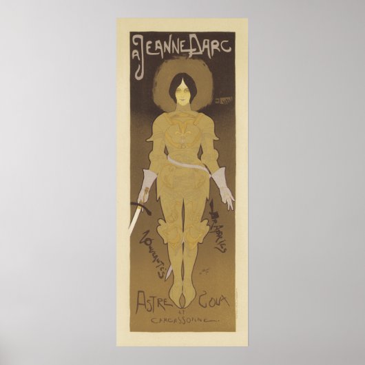 Art Nouveau Posters Joan of Arc Poster (Vorne)