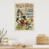 Art Nouveau Posters - Place Clichy Poster (Küche)