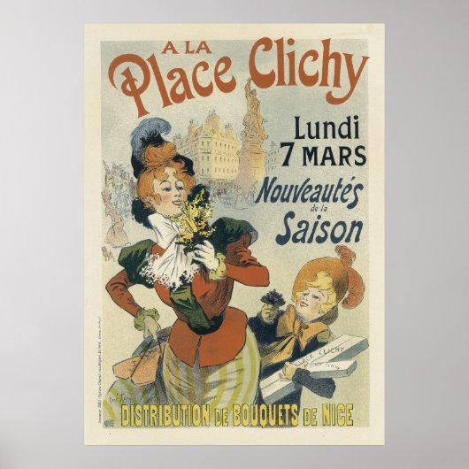 Art Nouveau Posters - Place Clichy Poster (Vorne)