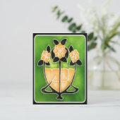 Art Nouveau Postkarte (Stehend Vorderseite)