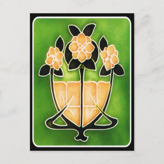 Art Nouveau Postkarte (Vorderseite)