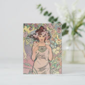 Art Nouveau Postkarte (Stehend Vorderseite)